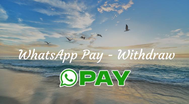 WhatsApp Pay - Withdraw