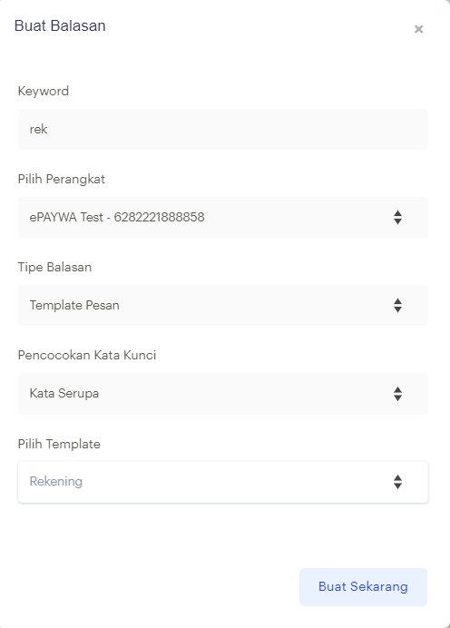 BOT ePAYWA - Cara Membuat Chat BOT