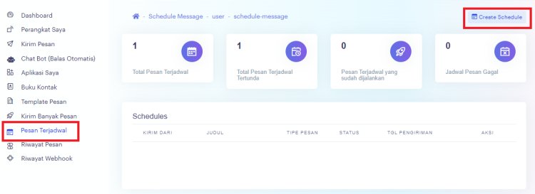 BOT ePAYWA - Kirim Pesan Terjadwal